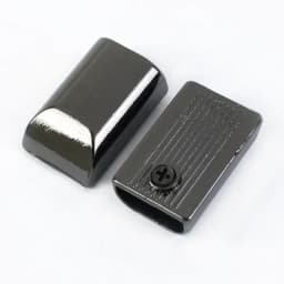 5/10/20Pcs 9mm Metal Bag Zipper Stopper Tail Clip Stop Handbag End Plug Head with Screw DIY Leather Crafts Hardware Accessories