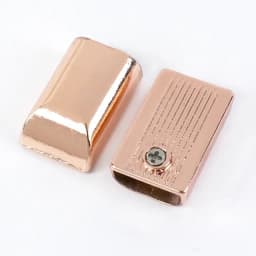 5/10/20Pcs 9mm Metal Bag Zipper Stopper Tail Clip Stop Handbag End Plug Head with Screw DIY Leather Crafts Hardware Accessories