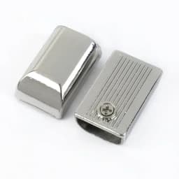 5/10/20Pcs 9mm Metal Bag Zipper Stopper Tail Clip Stop Handbag End Plug Head with Screw DIY Leather Crafts Hardware Accessories