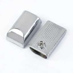 5/10/20Pcs 9mm Metal Bag Zipper Stopper Tail Clip Stop Handbag End Plug Head with Screw DIY Leather Crafts Hardware Accessories