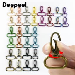 5/10Pcs 20-38mm Metal Hook Buckle for Bag Strap Swivel Lobster Clasp Dog Collar Carabiner Clip KeyChain Fastener Accessories