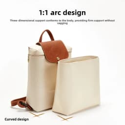 Bag organizer insert for longchamp backpack nylon storage platinum bag support storage inner modification bag accessories