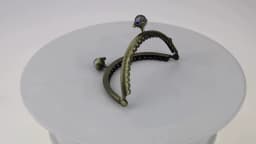 10 Pcs/Lot 8.5 CM Antique Bronze Metal Purse Frame Semicircle Lotus Head Coral Beads Kiss Clasp DIY Bag Accessories