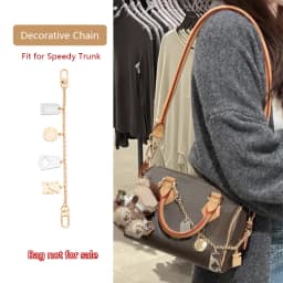Decorative Chain For Speedy Trunk25 Bag Chain Bag Charm Bag Decoration Keychain Luggage Tag Boarding Pass Bag Accessories
