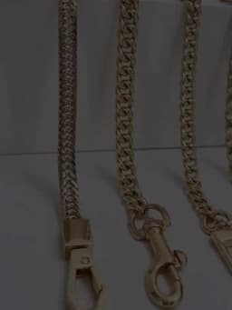 Golden Bag Chain women bag bag chain accessories Metal Extension Chains Crossbody Belt Replacement Bags Strap For Women's Bag