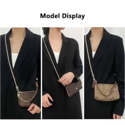 Golden Bag Chain women bag bag chain accessories Metal Extension Chains Crossbody Belt Replacement Bags Strap For Women's Bag