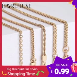 Golden Bag Chain women bag bag chain accessories Metal Extension Chains Crossbody Belt Replacement Bags Strap For Women's Bag