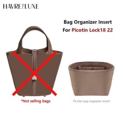 Bag Organizer Insert for Storage for Picotin 18 22 Storage Support Shape Nylon Inner Lining Orderly Neat Bag Modify Accessories