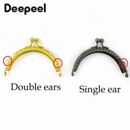 5/10Pcs Deepeel 85mm Metal Bag Handle Coin Purse Frame Kiss Clasp Handbag Wallet Handles DIY Sewing Brackets Accessories