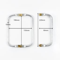 1-5Pcs Deepeel Purse Frame Metal Aluminium Tube Clutch Wallet Clip Bag Handle Hardware Accessories Doctor Invisible Bags Handles