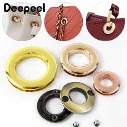 5/10Pcs 10-25mm Metal Eyelet Screw Buckle O Ring Grommet Clasp Bag Eyelets Dog Chain Hook DIY Leather Craft Accessories