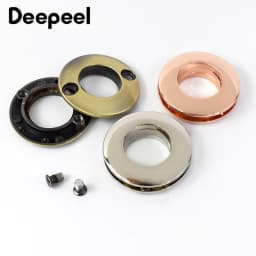 5/10Pcs 10-25mm Metal Eyelet Screw Buckle O Ring Grommet Clasp Bag Eyelets Dog Chain Hook DIY Leather Craft Accessories