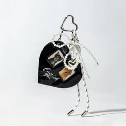 Love Card Holder Braided Rope Bag Pendant Red And Black Nylon Rope Car Keychain Cute Dog Bag Pendant Ornaments