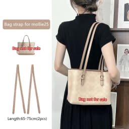 Adjustable Bag Strap For Coach Mollie25 Tote Bag Leather Shoulder Strap Durable Bag Belt Underarm Bag Replacement Accessories