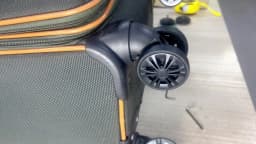 8Pcs Sliver Luggage Wheel with Screw Travel Suitcase Wheels Replacement Luggage Replacement Wheel 55mm Axles Caster Wheel Repair