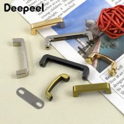 4/10Pcs Deepeel 13-38mm Metal Buckles Handbag Arch Bridge Side Connector Clasps with Screw Leather Crafts Hardware Accessories