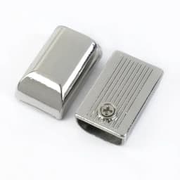 10/20/50Pcs 9mm Metal Zipper Stopper Zippers Tail Clip Stop End Plug Head with Screw DIY Bag Leather Crafts Hardware Accessories