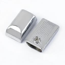 10/20/50Pcs 9mm Metal Zipper Stopper Zippers Tail Clip Stop End Plug Head with Screw DIY Bag Leather Crafts Hardware Accessories