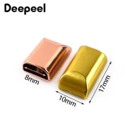 10/20/50Pcs 9mm Metal Zipper Stopper Zippers Tail Clip Stop End Plug Head with Screw DIY Bag Leather Crafts Hardware Accessories