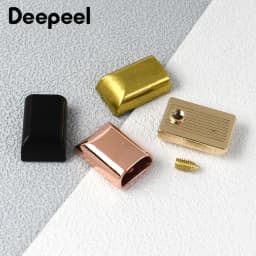 10/20/50Pcs 9mm Metal Zipper Stopper Zippers Tail Clip Stop End Plug Head with Screw DIY Bag Leather Crafts Hardware Accessories