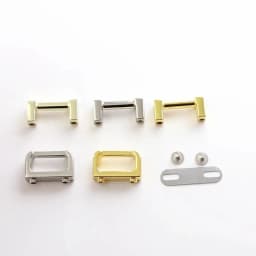 10/30/50PCS Metal Arch Bridge Bag Buckle With Washer For Handbag Strap D Ring Hook Side Clip Handle Connect Screw Accessories