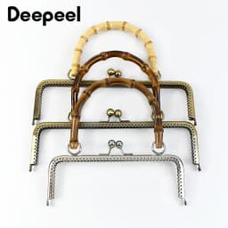 1/2/5Pcs Deepeel 20/25cm Metal Purse Frame Handle Bags Kiss Clasp Sew Kit DIY Bag Framework Handbag Sewing Brackets Accessories