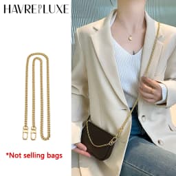 Copper material bag chain shoulder strap for women bag cross shoulder strap replacement bag strap bag accessories