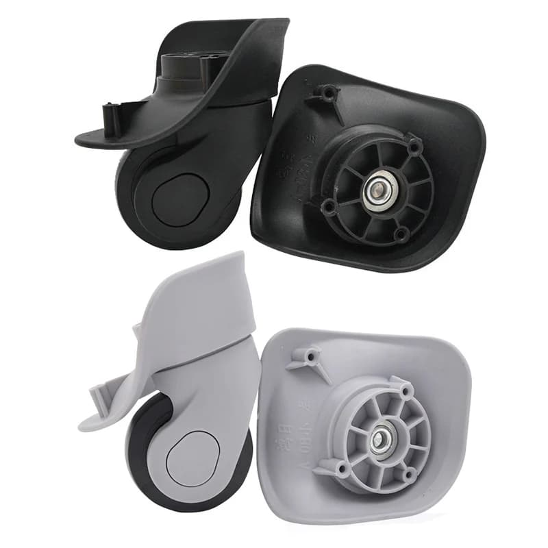 1 Pair Suitcase Wheels Swivel Casters Silent Baggage Wheel High Quality Luggage Wheel Replacement For Suitcase Trolley Accessory