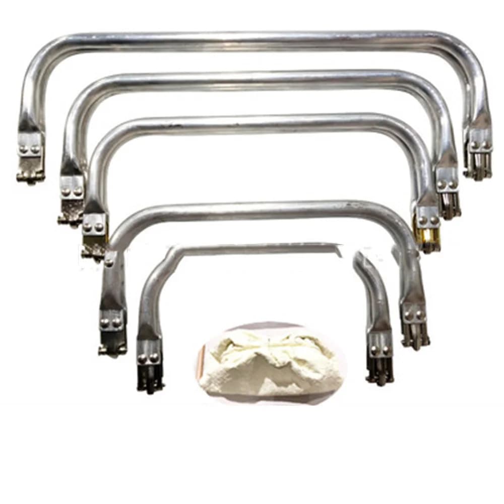 16/20/22/25/30cm Metal Coin Purse Frame Bag Handles Making Kiss Clasp Lock Clutch Bag Wallet Pouch Handbag Bag Parts Accessories