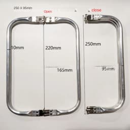 16/20/22/25/30cm Metal Coin Purse Frame Bag Handles Making Kiss Clasp Lock Clutch Bag Wallet Pouch Handbag Bag Parts Accessories