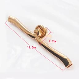 Long 9.8CM Alloy Fashion Clasp Turn Locks Twist Lock for Ladys' Handbag Craft Bag Replacement Purse DIY Handmade Bag Hardware