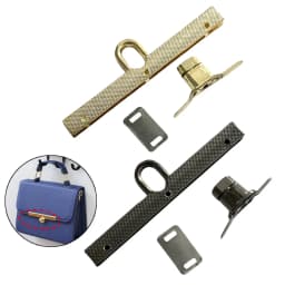 Long 9.8CM Alloy Fashion Clasp Turn Locks Twist Lock for Ladys' Handbag Craft Bag Replacement Purse DIY Handmade Bag Hardware