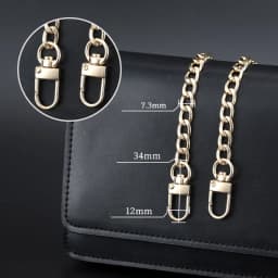 40/60/90/100/110/120cm Bag Chain Strap Handle Shoulder Crossbody Handbag Bag Metal Replacement Chains Bag Parts Accessories
