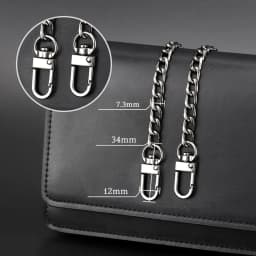 40/60/90/100/110/120cm Bag Chain Strap Handle Shoulder Crossbody Handbag Bag Metal Replacement Chains Bag Parts Accessories
