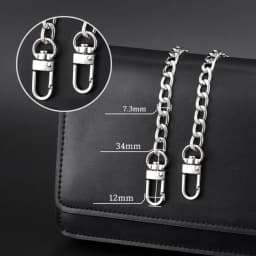 40/60/90/100/110/120cm Bag Chain Strap Handle Shoulder Crossbody Handbag Bag Metal Replacement Chains Bag Parts Accessories