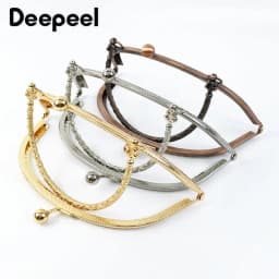 1/2/5Pcs Deepeel 16.5cm Fashion Metal Embossing Handles Purse Handbags Frame Kiss Clasp DIY Sewing Close Hardware Accessories