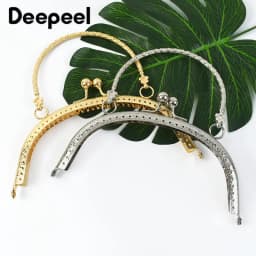 1/2/5Pcs Deepeel 16.5cm Fashion Metal Embossing Handles Purse Handbags Frame Kiss Clasp DIY Sewing Close Hardware Accessories