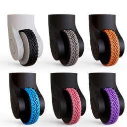 4/8PCS Luggage Wheels Protector Silicone Suitcase Parts Axles Wheels Protector Reduce Noise  Damping Trolley Box Casters Cover