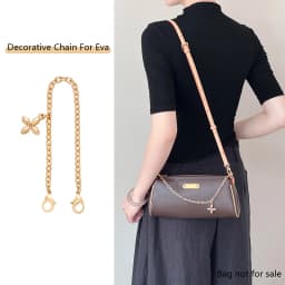 Bag Decorative Chain For Lv Eva Bag Four-leaf Clover Chain Insert Fashion Bag Decoration Chain Bag Renovation Accessories