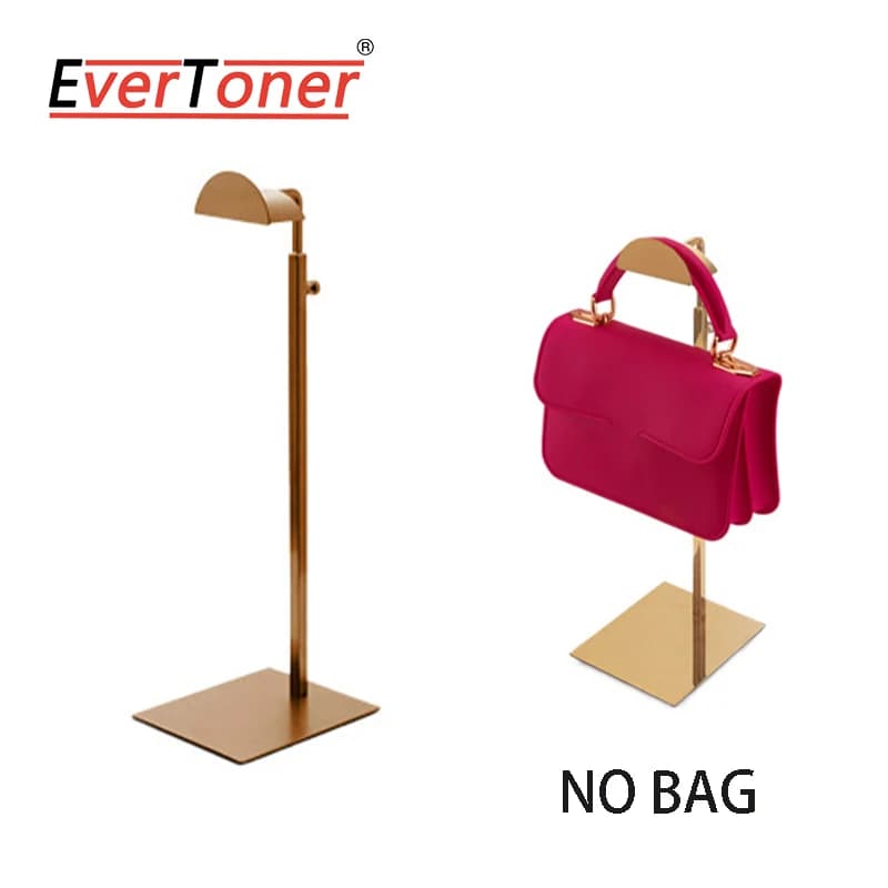 EverToner Handbag Display Stand Adjustable Hanging Bag Stand Purses Handbag Rack Organizer Stand Storage