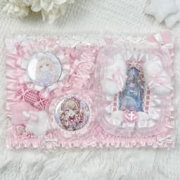 ita bag accessories Pin Display Board Ita-Board Handmade Lace Backplate Board DIY Badge Holder Insert Y2K Bag Charm decoration