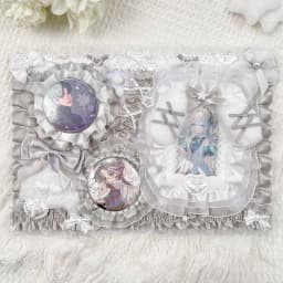 ita bag accessories Pin Display Board Ita-Board Handmade Lace Backplate Board DIY Badge Holder Insert Y2K Bag Charm decoration