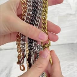 Aluminum Purse Chain Strap Metal Crossbody Chain Strap Replacement for Clutch Wallet Satchel Tote Bags Shoulder Bag Chain