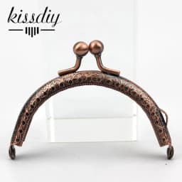 10PCS 8.5cmSemicircle Metal Purse Frame Kiss Clasp Handle For Bag Sewing Craft Tailor Sewer Bag Accessory Mix Color wholesale