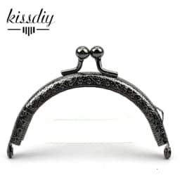 10PCS 8.5cmSemicircle Metal Purse Frame Kiss Clasp Handle For Bag Sewing Craft Tailor Sewer Bag Accessory Mix Color wholesale