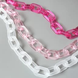 New Fashion Woman Handbag Accessory Parts White Red Pink Candy Acrylic Resin Chain Luxury Strap Women Shoulder Cute Clutch Chain