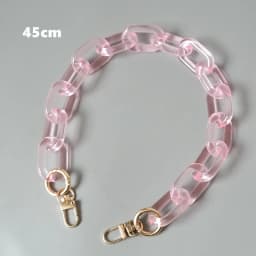 New Fashion Woman Handbag Accessory Parts White Red Pink Candy Acrylic Resin Chain Luxury Strap Women Shoulder Cute Clutch Chain