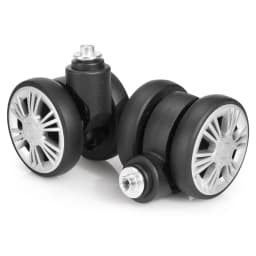 GUGULUZA 1/2Pcs STLN-5 Trolley Caster Luggage Replacement Wheels Travel Suitcase Wheel Double Row 360° Spinner Repairing Casters