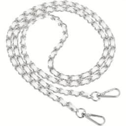 Metal Chain Purse Straps Replacement Crossbody, DIY Purse Chain Accessories, Crossbody Bag and Handbag Strap