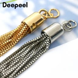 2/4/10Pcs 95mm Metal Tassel Decoration Buckles Bags Pendant Keychain for Purses Handbags DIY Handmade Craft Tassels Accessories